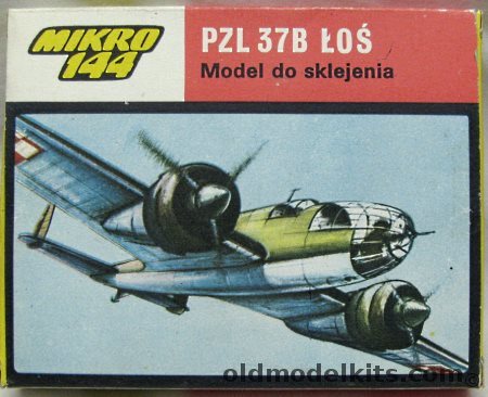 ZTS 1/144 PZL-37B Los plastic model kit